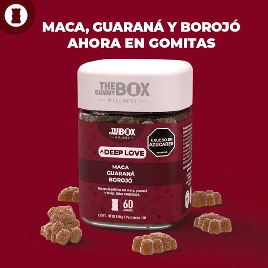 Maca, Guaraná y Borojó en gomitas ❤️‍🔥